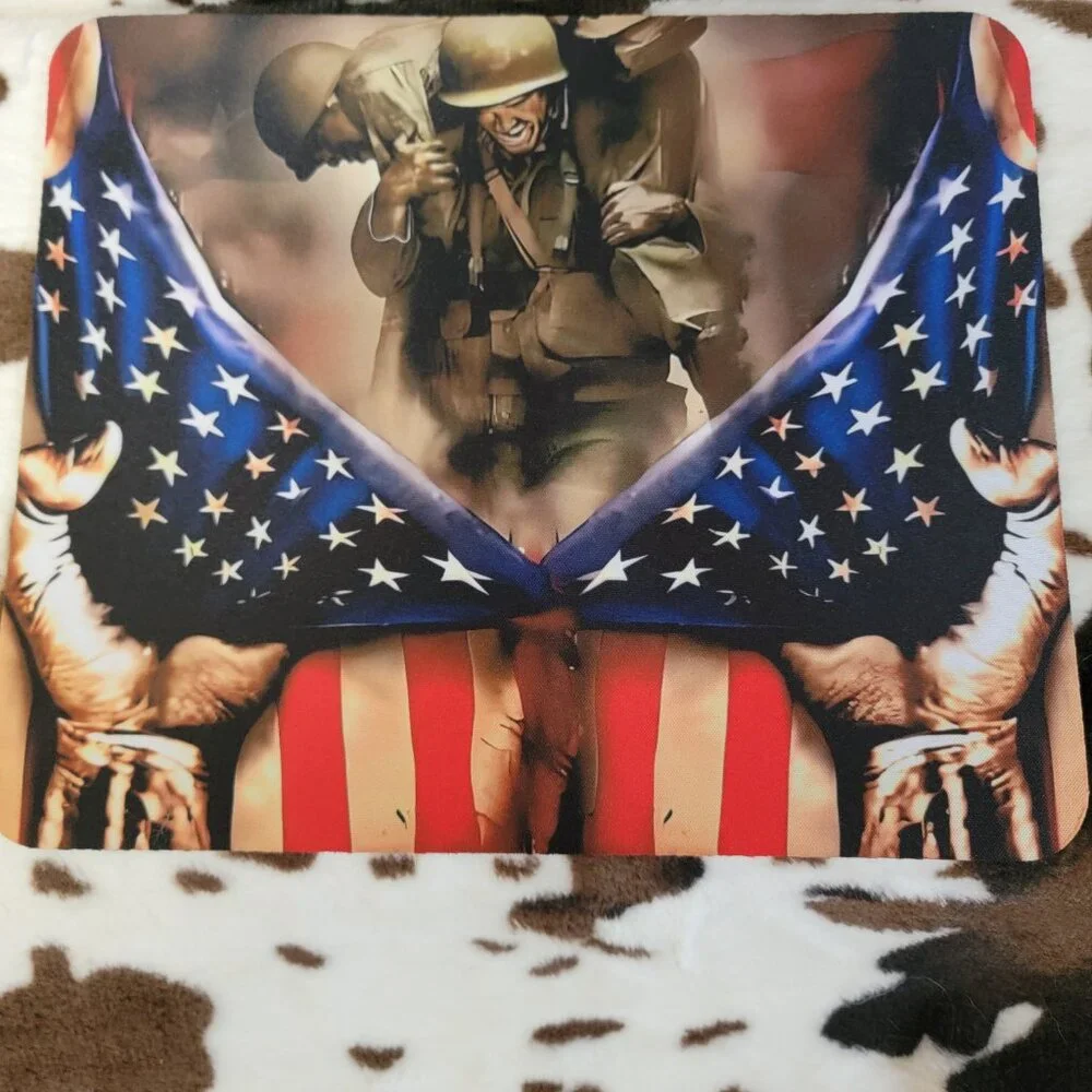 Army Soldier Computer Mouse Pad